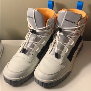 S-RUA MID SP diesel high top shoes.